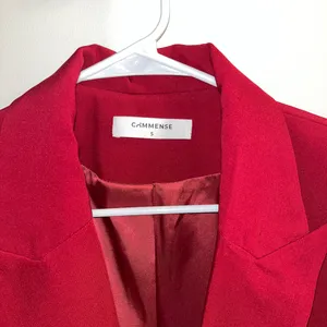 Commense Red Trench Coat thumbnail 2