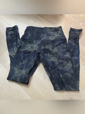 Lululemon Align Pant 25" *Diamond Dye Diamond Dye Graphite Grey Bronze Green thumbnail 2