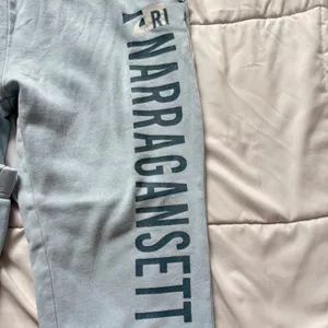 Ocean Drive Narragansett RI Graphic Joggers Light Blue Fleece Sweatpants Large thumbnail 2