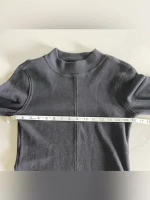 Free People We The Free Gorgeous Cuff Thermal Top Black thumbnail 7