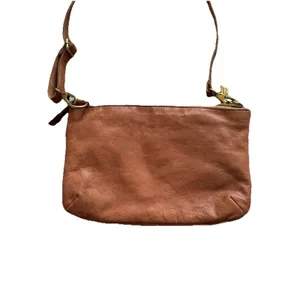 Fossil Issue 54 Brown Leather Messenger Bag‎ Crossbody Charm Satchel Chain Purse thumbnail 6