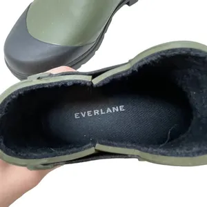 Everlane The Rain Boot in Surplus Green Olive‎ Chelsea Size US 5 thumbnail 9