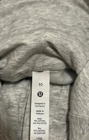 Lululemon Scuba Full-Zip Hoodie Gray thumbnail 8