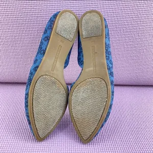 Tommy Hilfiger Naria 3 Floral Denim D'Orsay Ballet Flats Blue 6‎ thumbnail 8