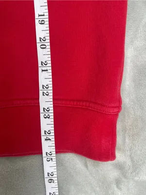 Lululemon All Yours Crew Fleece sweatshirt Red loungewear activewear outdoor L thumbnail 8