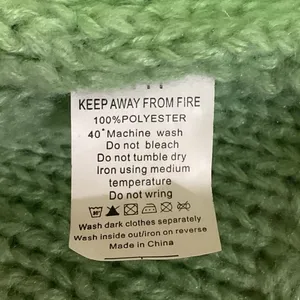 Sunday Up Green V Neck Popcorn Crochet Knit Button Down Cardigan Sweater Top S thumbnail 5