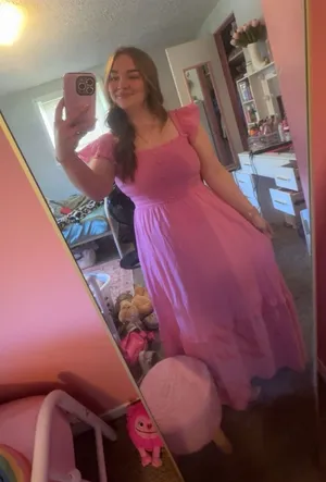 Pink dress Size L thumbnail 1