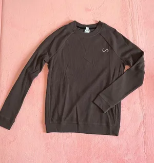 TLF waffle knit crewneck Brown thumbnail 1