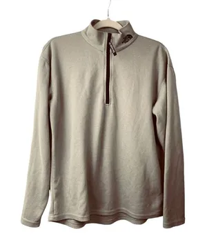 North Face 1/4 zip Pullover gray size small long sleeve thumbnail 1