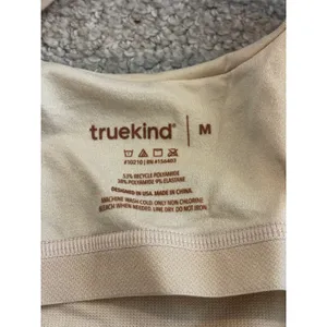 Truekind Wireless Padded‎ Bra Medium Tan Beige Seamless Comfort Everyday thumbnail 3