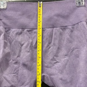 Fabletics Lavender Seamless Long Sleeve Top and Leggings Set size L/XL thumbnail 6