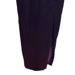 Vtg‎ Jessica McClintock ladies velvet purple dress beaded straps size 7/8 90s thumbnail 5