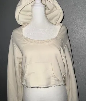 NWOT As Revival Hoodie Ivory Laced‎ Size Medium Altard State thumbnail 1