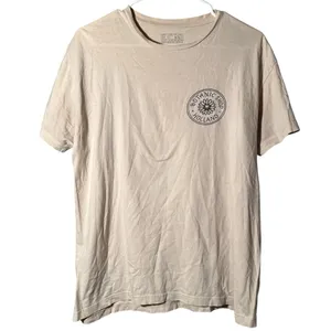 LCM International Unisex Sz Large T-Shirt Botanic Shop Holland Beige Gray Cotton thumbnail 1