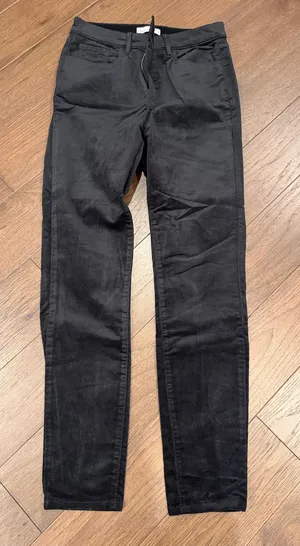 Loft Black Corduroy High Rise Skinny Jean Size 28/6 - C54-126 thumbnail 1