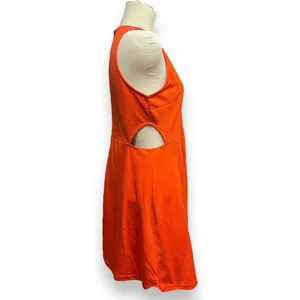 C&V Chelsea & Violet Keyhole Side Cutout Fit Flare Burnt Orange XL thumbnail 6