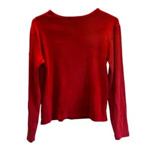 Ralph Lauren red long sleeve tee shirt medium preppy holiday thumbnail 3