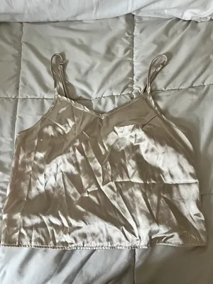 Amazon Champagne Satin Top thumbnail 1