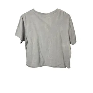Disney Women's Light Gray Mickey Mouse Crop top thumbnail 3