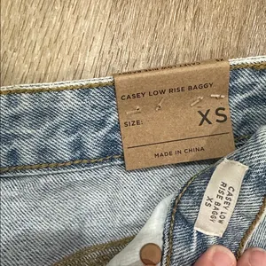 Classic Blue Women's Jeans pacing Casey low rise baggy wide leg thumbnail 2