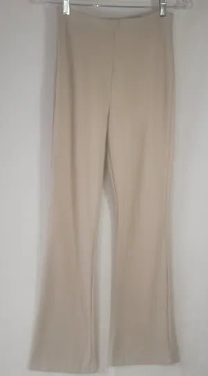 Truth by Republic Beige Pull-On Flare Stretch Knit Lounge Pants Women’s Size M thumbnail 1