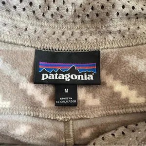 Patagonia Snap-T Fleece Pants in Bergy Bits Furry Taupe Women’s Medium thumbnail 4