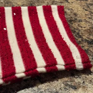 Talbots 3/4 Sleeve Top Striped Sequin Preppy Nautical Red White Plus Size 3X thumbnail 16