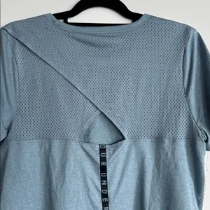 Under Armour Women’s Short Sleeve Tee in Slate Blue Size L thumbnail 6