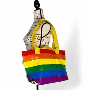 IKEA Rainbow Reusable Bag Storstomma Small Shopping Tote LGBTQIA+ Pride thumbnail 2