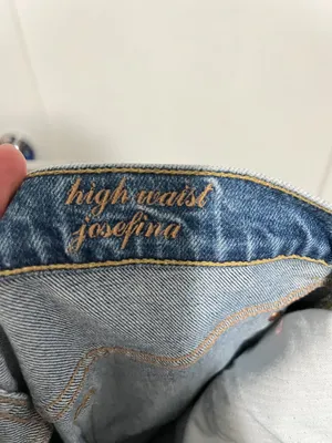 7 For All Mankind Size 29 Blue High Waist Josefina Boyfriend Jeans thumbnail 5