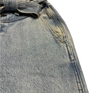 ✨👖 Rag & Bone‎ High-Rise Tie-Waist Panel Denim Jeans Sz 25 👖✨ thumbnail 5
