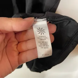Athleta Stealth Racerback Tank Top Black Size Medium thumbnail 6
