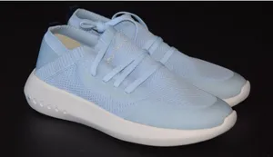 Peter Millar Hyperlight Apollo Sneaker Women Size 8 Light Blue Excellent Knit thumbnail 1