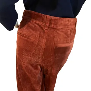 Loft Burnt Orange Cropped Wide Leg Corduroy Pants (10) thumbnail 6