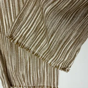 Free People Marta Yarn Dye Trouser Pants Sz 4 Stripe Wide Leg Cotton thumbnail 11