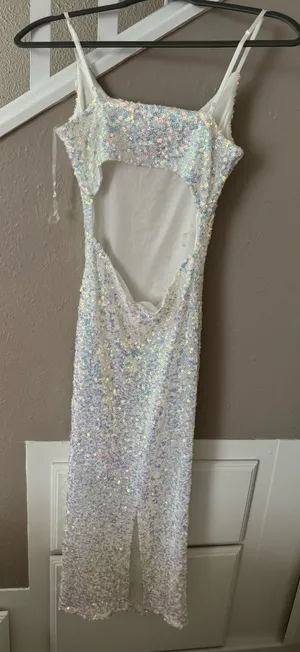 Midi dress Silver Size XS thumbnail 2