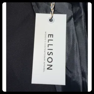 Ellison Blazer Women Small Black Notch Lapel Stretch Professional Career thumbnail 2