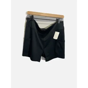 On Running Court Dress Shorts Women XL‎ Black Athletic Tennis Pockets Gym Sport thumbnail 3