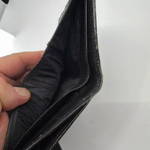 Coach Signature C Snap Black Canvas Leather Wallet thumbnail 8