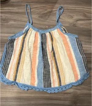 Aerie linen top thumbnail 1