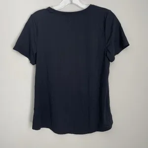 Lilly Pulitzer Size S Black Short Sleeve Luxletic Shirt Workout Athletic Meryl thumbnail 5