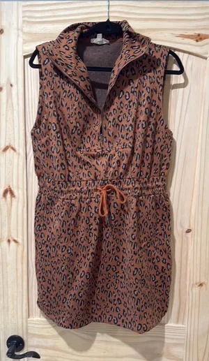Comfy/athletic cheetah print dress Brown Size L thumbnail 1
