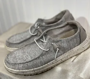 Hey Dude Wendy Stretch Cloud Women’s 7 Gray Slip On Casual Shoes Lightweight thumbnail 1