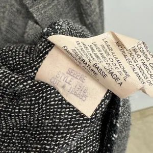 Eileen Fisher Italian Fabric Linen Blend Button Down Shirt Grey Lg Lagenlook thumbnail 10