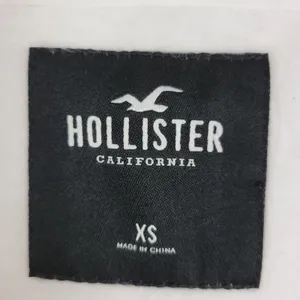 Hollister Full Zip‎ Hoodie Womens X-Small Black White Spell Out Sleeves Sporty thumbnail 8