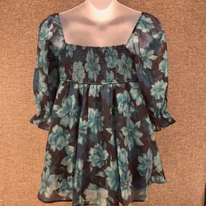 Milkmaid‎ Mini Dress Blue Brown Large thumbnail 7
