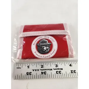 Vintage & Rare‎ Smokey The Bear MLB Cincinnati Reds Baseball Nylon Wallet Resist thumbnail 3