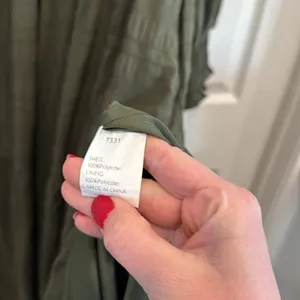 Kirundo smocked olive green long sleeve maxi dress thumbnail 7