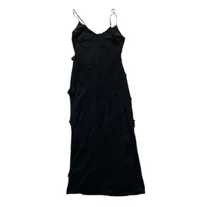 Princess Polly Lars Maxi Dress Womens 4 Black Ruffle Tiered Whimsigoth Grunge thumbnail 4
