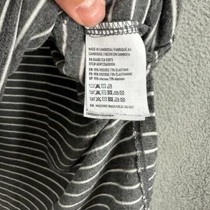 american eagle top womens small gray striped soft & sexy boxy oversized‎ boho thumbnail 5